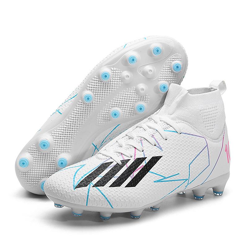 New Football Shoes Men's Broken Nails Lace-up TF Training Shoes Long Nails Sneakers Adult Wear-resistant Football Sneakers
