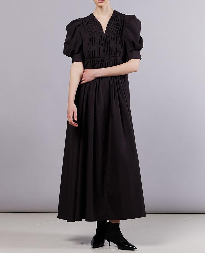 Standard Typewriter Puff Sleeve Dress [Double Clothing] Sov.