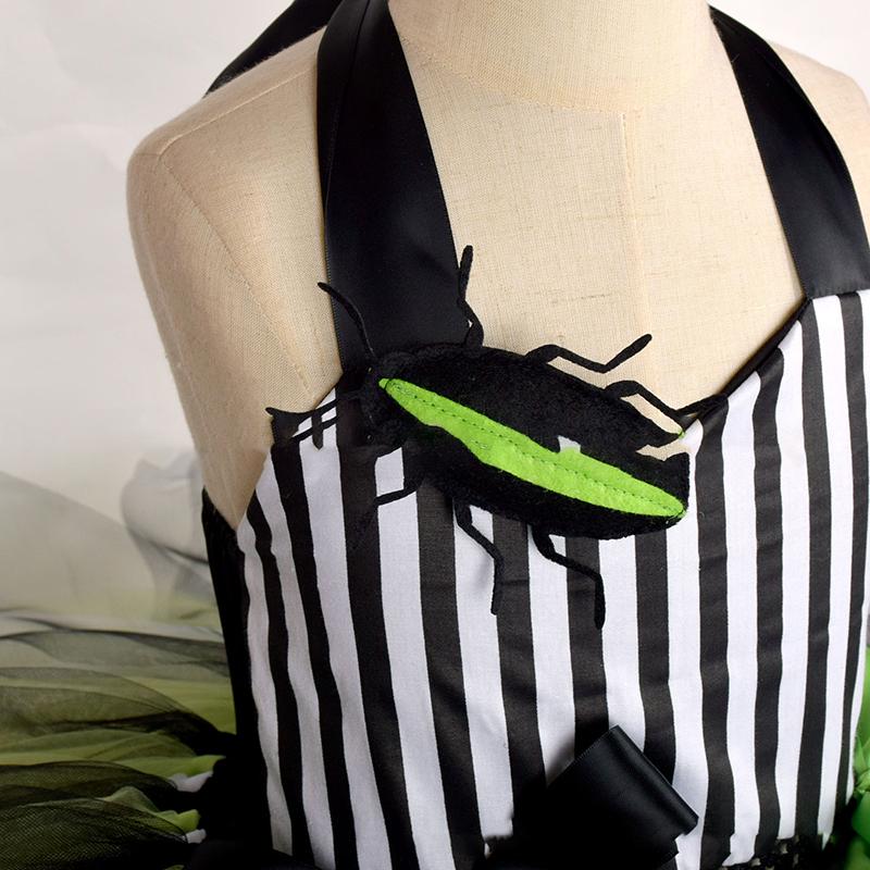 Meisjes Halloween Kever Cosplay Kostuums Kinderen Feestjurk Jurk Avondshow