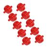 10Pcs Fuel Filter Element Replacement for Briggs Stratton 298090 298090S Lawn Mover Red