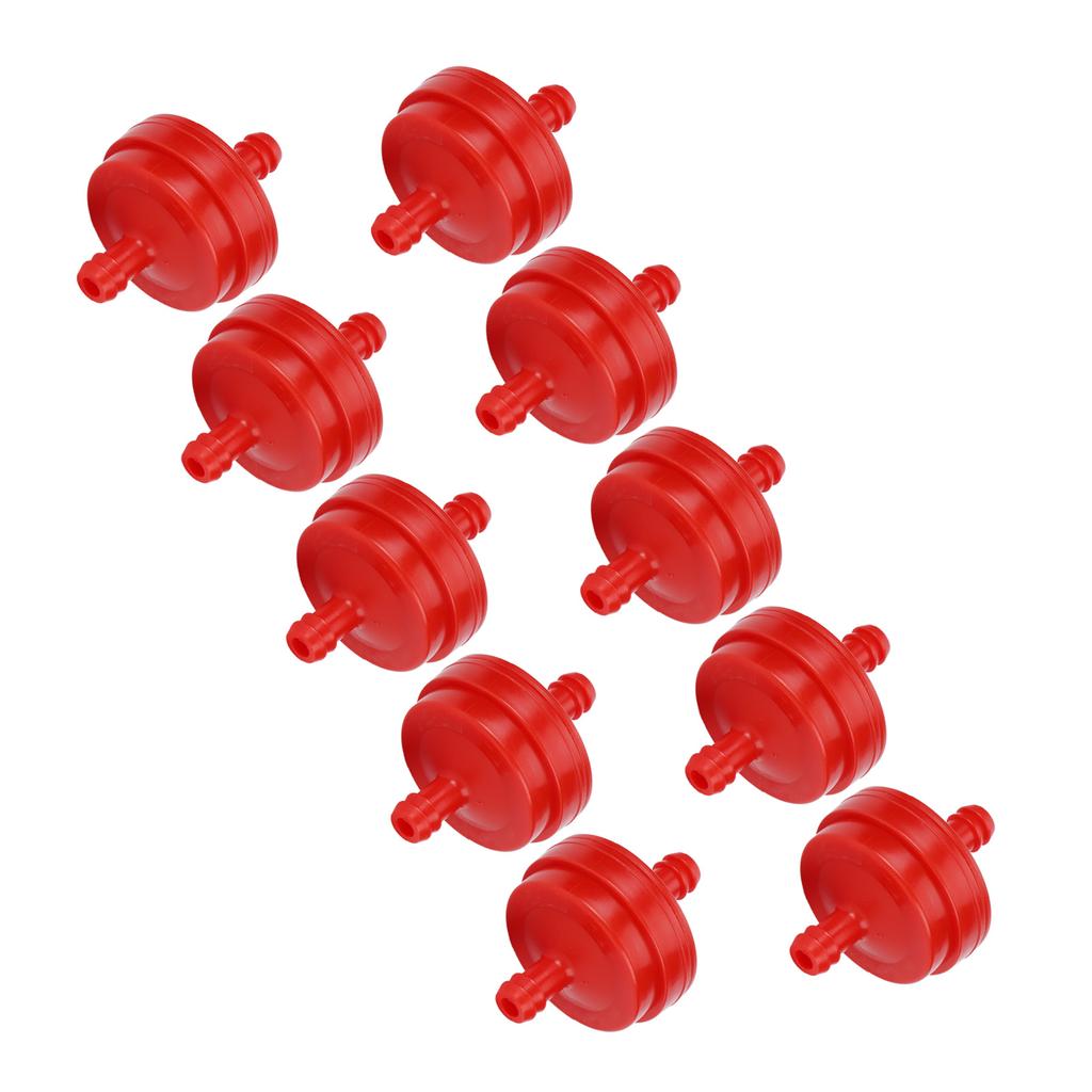 10Pcs Fuel Filter Element Replacement for Briggs Stratton 298090 298090S Lawn Mover Red