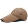 Baseball Cap For Men With Extended Brim Cotton Sunshade Outdoor Sun Protection Casual Style
