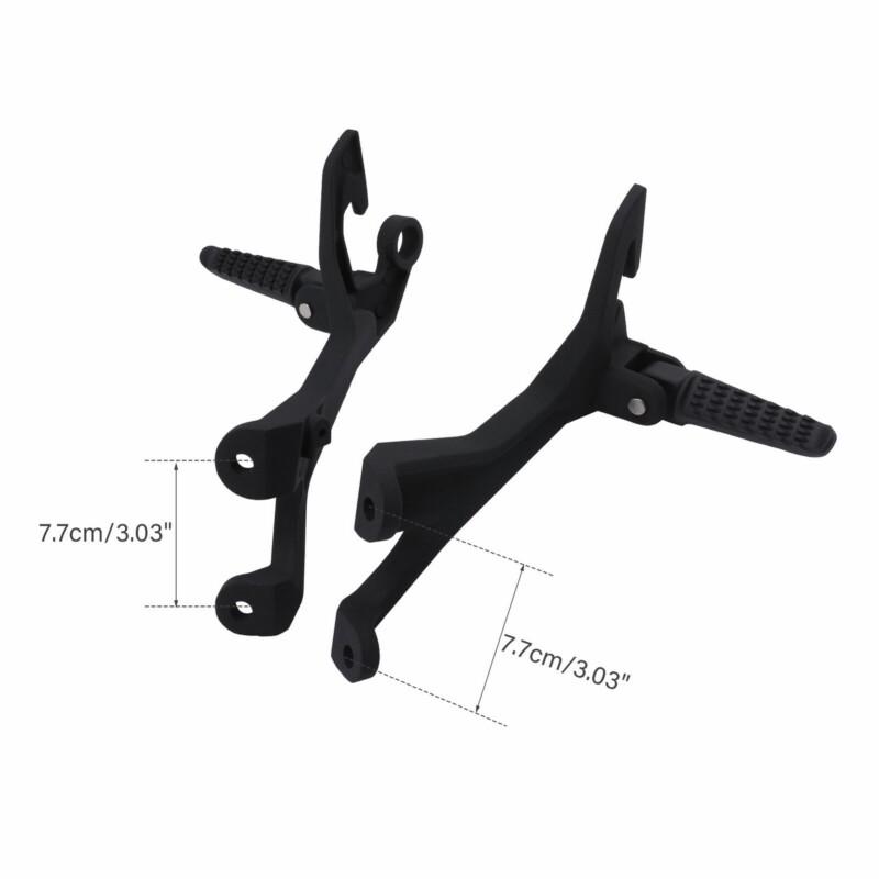 Rear Passenger Footrests Pegs Bracket For Kawasaki Ninja 400 2018-2024 Z400 2019-2024 Z500 2024