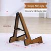 Supporto per Chitarra in Legno Massiccio - Porta Musica Verticale Folk & Classica