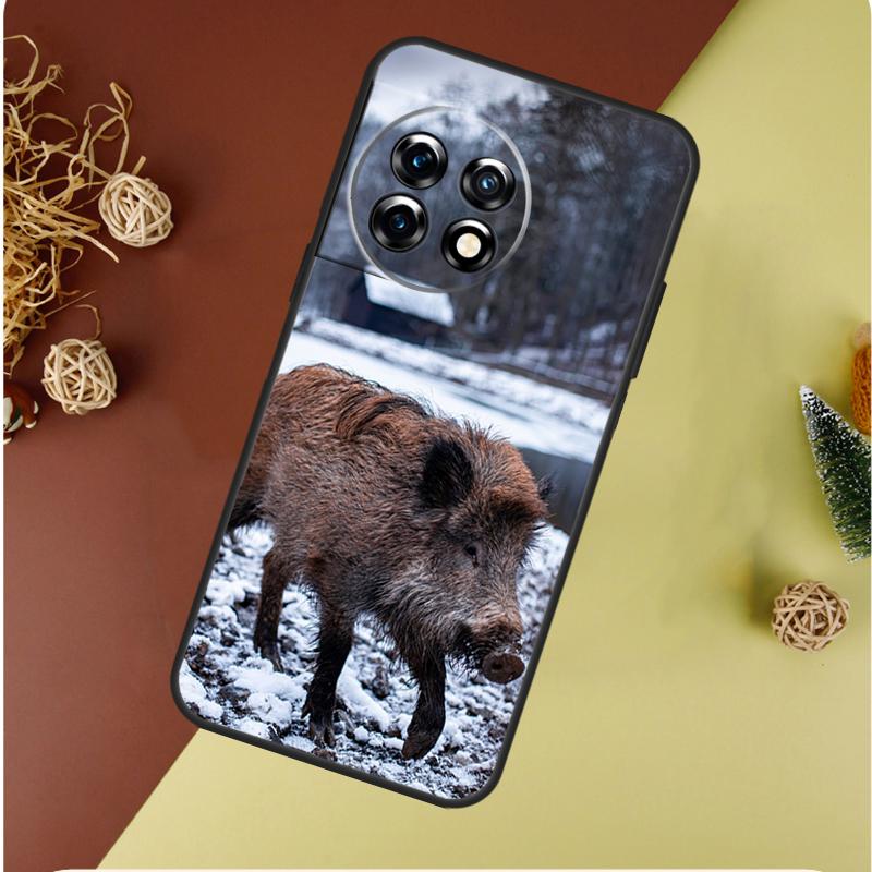 

Wild Boar Pig Brown For OnePlus Nord CE 4 3 2 Lite N20 N30 9 10 Pro 8T 9RT 10T 10R 13R 12R 11 12 13 Phone Case OnePlus Nord CE4