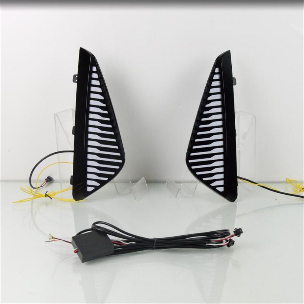 2x Bumper LED Daytime Running Light Fog Turn Signal For Nissan Sentra 2023 2024