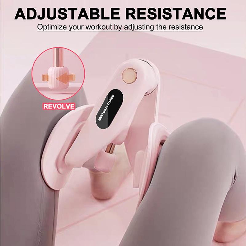 Thigh Master Pelvic Floor Trainer Adjustable Resistance With Counter Kegel Exercises Device Muscle Trainer For Women Home Gym