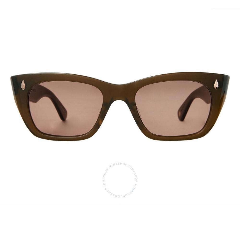 

Garrett Leight Webster Sun Bordeaux Cat Eye Unisex Sunglasses 2138 Msto Bor 49