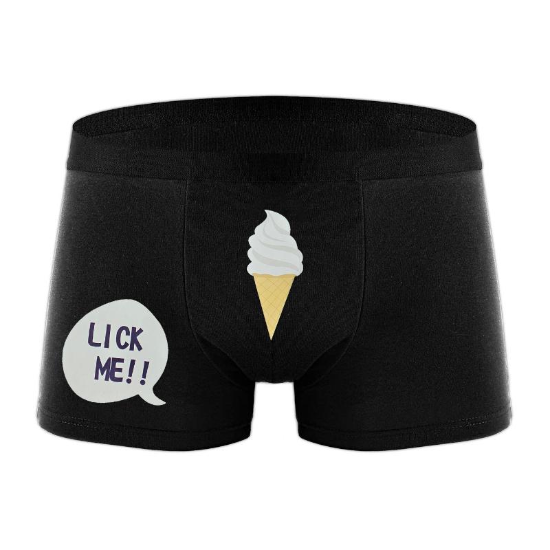 

Varsbaby Мужские трусики с забавным узором и буквенным принтом, тонкие модные трусики S чёрный