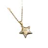 Stainless Steel Titanium Star Rhinestone Pendant Clavicle Chain - Light Luxury Fashion Accessory