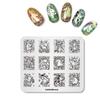 kads Nail Stamping Plates MIN 013 Flower Animals Image Template Stamping DIY Manicure Stamp Plate for Nail Art