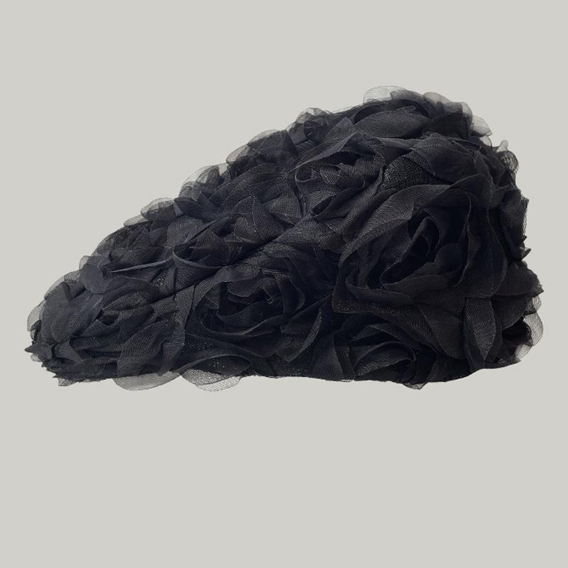 Fashion Rose Flowers Berets for Women Girls Reversible Forward Hats Korean Vintage Newsboy Caps Outdoor Travel Photo Painter Hat