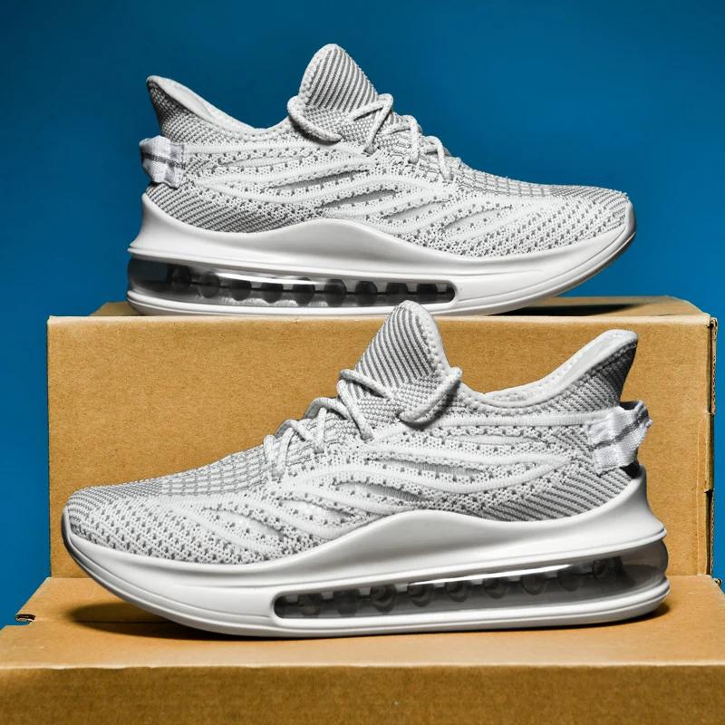 

Men Sports Running Shoes Marathon Men Breathable Lightweight Women s Comfortable Athletic Nonskid Buffer Leisure Sneakers 39 белый