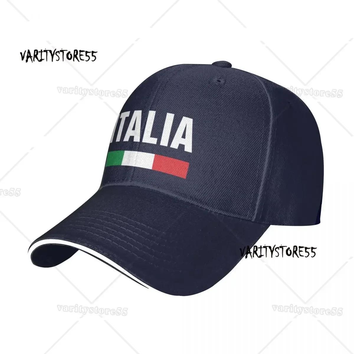 

Italia Italy Italian Flag Baseball Cap Fashion Sandwich Cap Unisex Adjustable Hats Cap Workouts One Size
