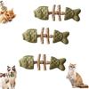 Multi-Flavor Cat Chewing Teeth Cleaning Cat Entertainment Pet Dental Chew Fishbone Shape Teeth Cleaning Stick Pet Dental Care