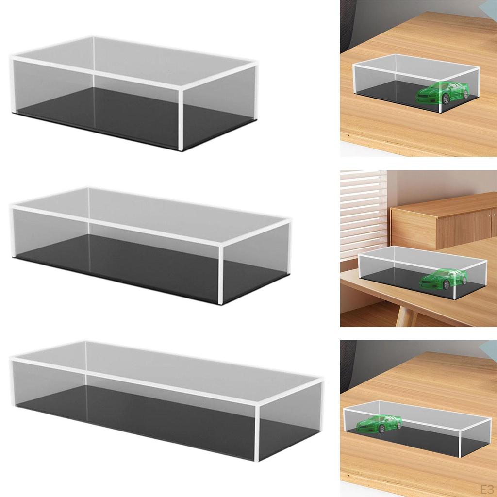 1/64 Diorama Car Display Case Diecast Garage Protection Collectible Ornament Decorative Acrylic