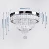 Lampadario a soffitto moderno a LED in cristallo K9, bianco caldo, per Hotel, Ristorante, Soggiorno, Villa, Decorazione lunga a montaggio superficiale per la casa