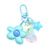 Portachiavi Chic Color Caramella Design Fiore Stella Adorabile Portachiavi Leggero Accessorio per Decorazione Borsa