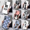 Cartoon Border Collie Phone Case For Samsung Galaxy S25 S23 S30 S8 S21 S20 FE S24 S22 Note 10 20 S8 Plus Lite Ultra