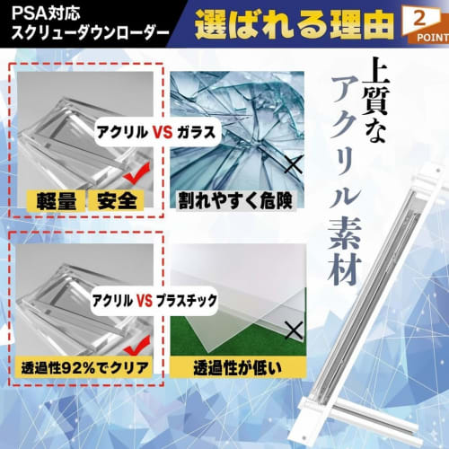 Phat Land PSA Compatible Screw-Down Case with 99.9% UV Protection, Clear Sun Protection, PSA Certified, for Trading Card Display and Collections (Whit