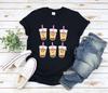 Kawaii Bubble Tea and kids tshirt: Boba Facial Expressions