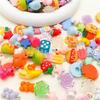 20pcs Decorative Resin Charm for Artistic Jewelry Making Colorful Pendants Handmade Necklace Bracelet Accessories