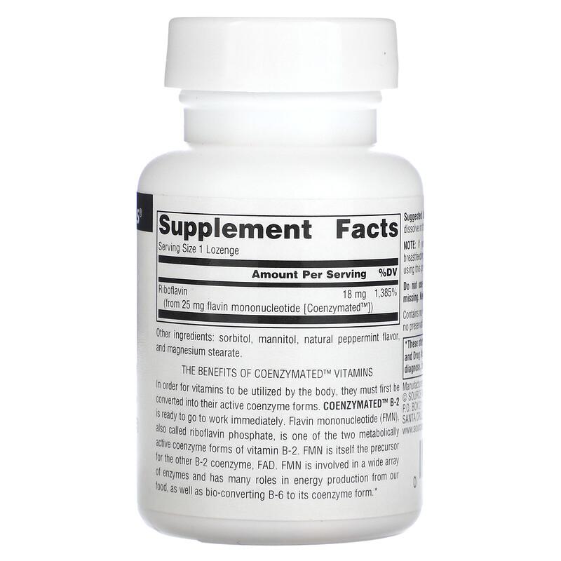 Coenzymated B-2, 18 mg, 60 Lozenges
