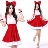 Women Deluxe Mrs Santa Claus Christmas Fancy Dress Costume For Festive Celebrations