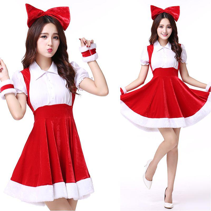Women Deluxe Mrs Santa Claus Christmas Fancy Dress Costume For Festive Celebrations