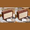 1pc Retro Wooden Piggy Bank Large Capacity Coin Box For Couple Savings Plan & Money Storage Cute Cat Design Deposit Piggy Bank