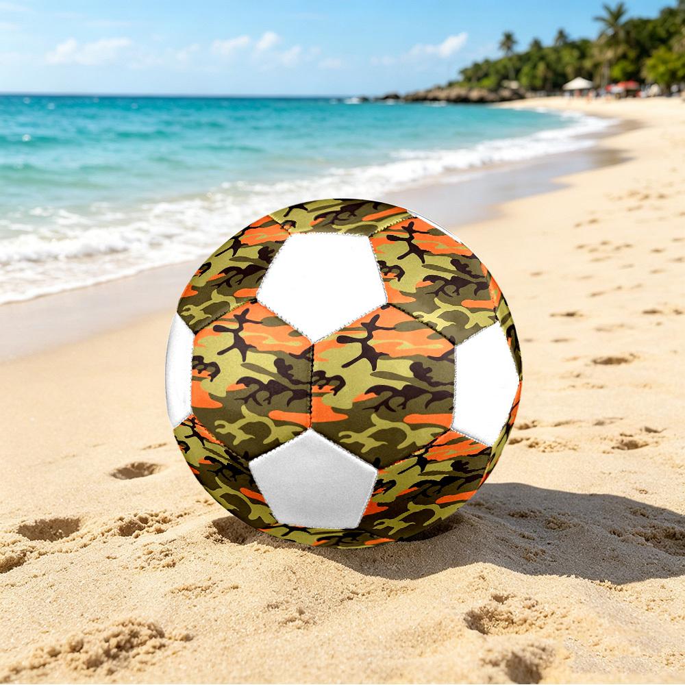 1pc Camouflage Lightweight PVC Training Soccer Ball, Size 5, Suitable for Indoor and Outdoor TrainingGift y6037