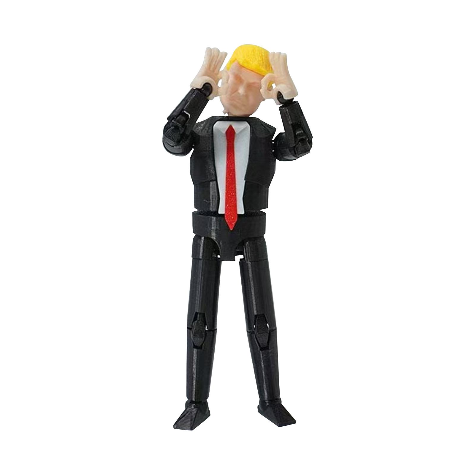 

3D-печатная подвижная игрушка, с подвижными суставами, 3D-печатная игрушка-украшение, снятие стресса, подвижная One Size