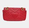 [Pre-Owned] Gucci GG Marmont Small Matelassé Shoulder Bag 'Red' - Very Good #Q733F4