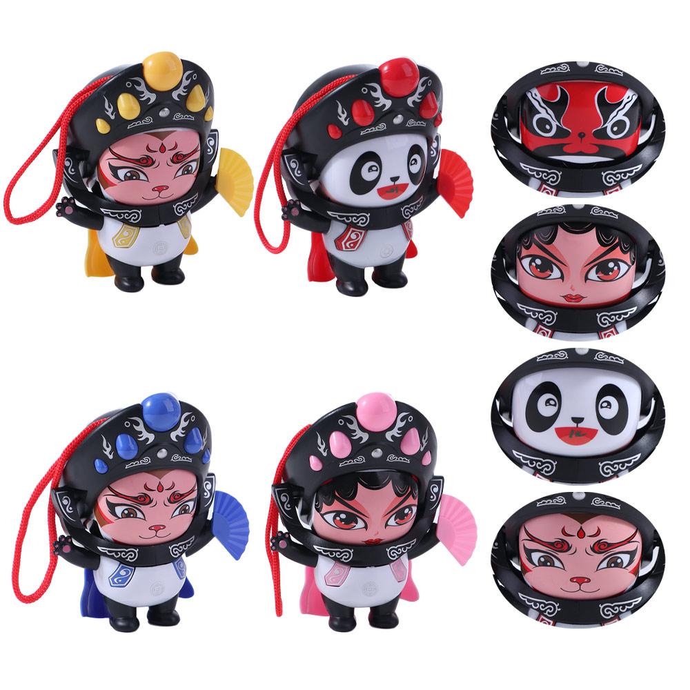 Face Change Face Changing Panda Doll Sichuan Opera Face Changing Toy  Kid Girl Boy