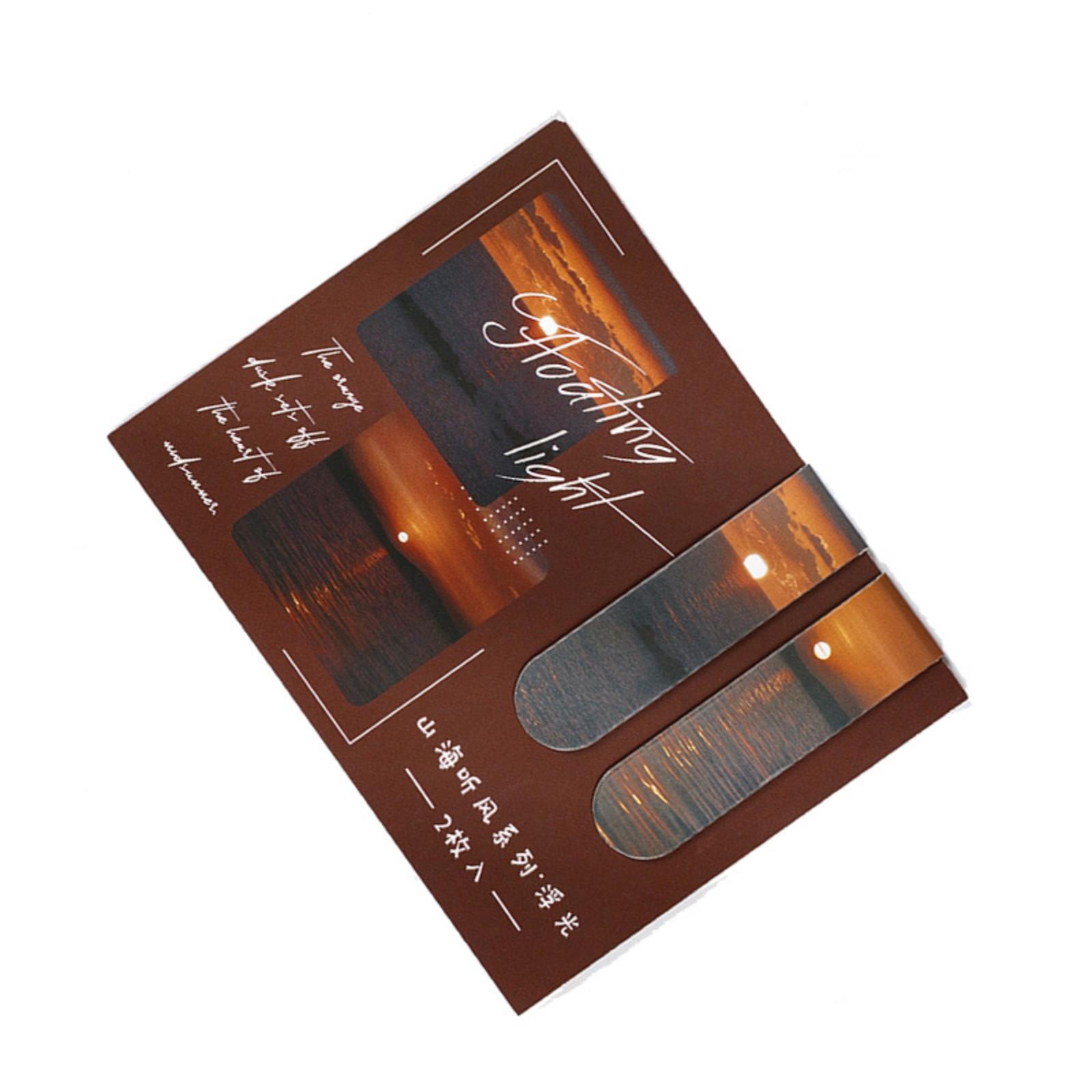 Magnetic Bookmarks Magnetic Page Clips Literary Pattern Book Markers Page Marker Reading Supplies