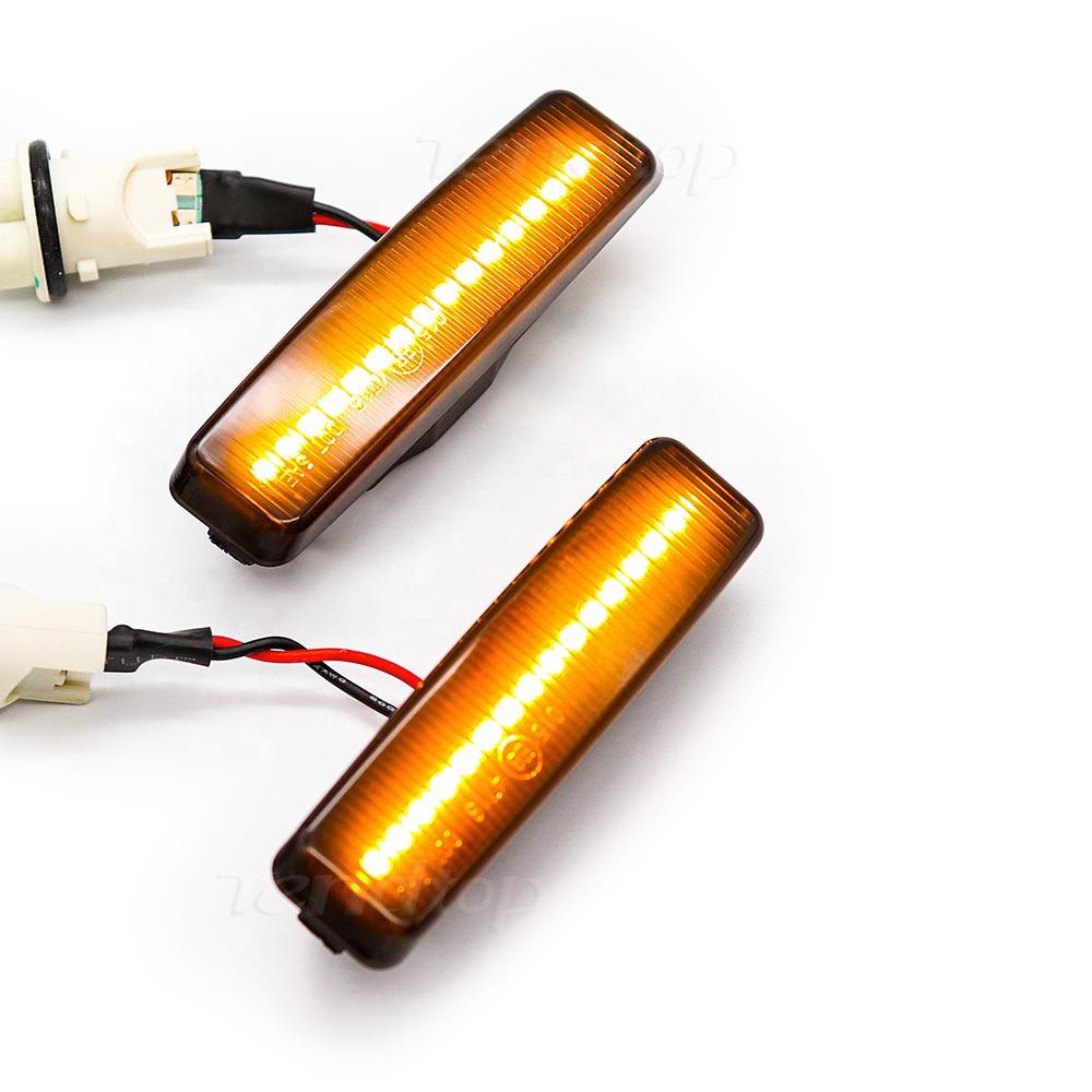 Quality LED Sequential Turn Signal Lights for BMW E39 M5 525i 528i 530i 63142496299 Blinker Dynamic Side Marker Indicator Lamps