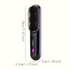 Cordless Hair Straightener Brush Rapid heating Hot Comb Hair Straightener