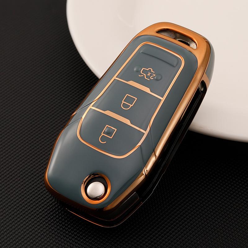 Ford Mondeo Key Set for Fox Wingbo Fiesta Forrest Lincoln Mustang TPU All-inclusive Shell
