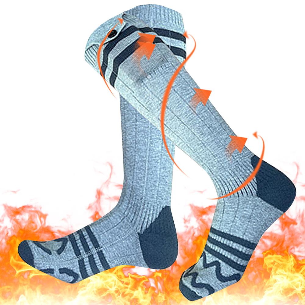 Heated Socks Washable Winter Thermal Socks Outdoor Skiing Foot Warmer for Men and Women