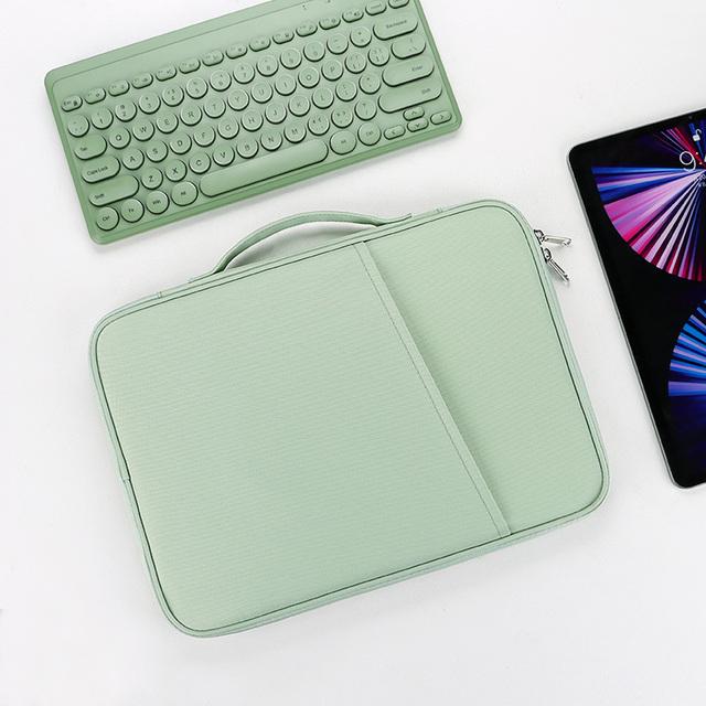 

Tablet Bag For iPad Pro 12 9 11 Sleeve Pouch iPad 10th 9th 8th 7th Generation Air 5 4 3 13 inch Waterproof Tablet Bag For 12.4-13 inch зелений