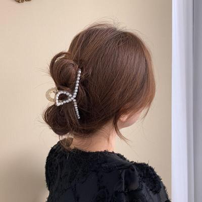 Pearl Luxury Wave Updo Hair Clip Hairpin