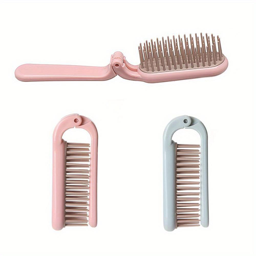 1Pc Foldable Hair Comb Portable Detangling Hair Brush Hair Brush Anti Static Head Massager Travel Combs Hair Styling Accessories