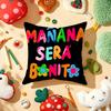 Latin Pop Artist KKarol G Cushion Cover Plush Fabric Soft DoubleSided Printed Sofa Warm Winter Home Gift Pillow Cover