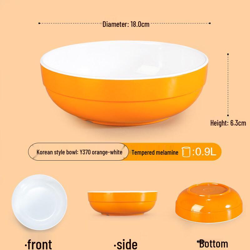 Commercial Grade Melamine Imitation Porcelain Bowl