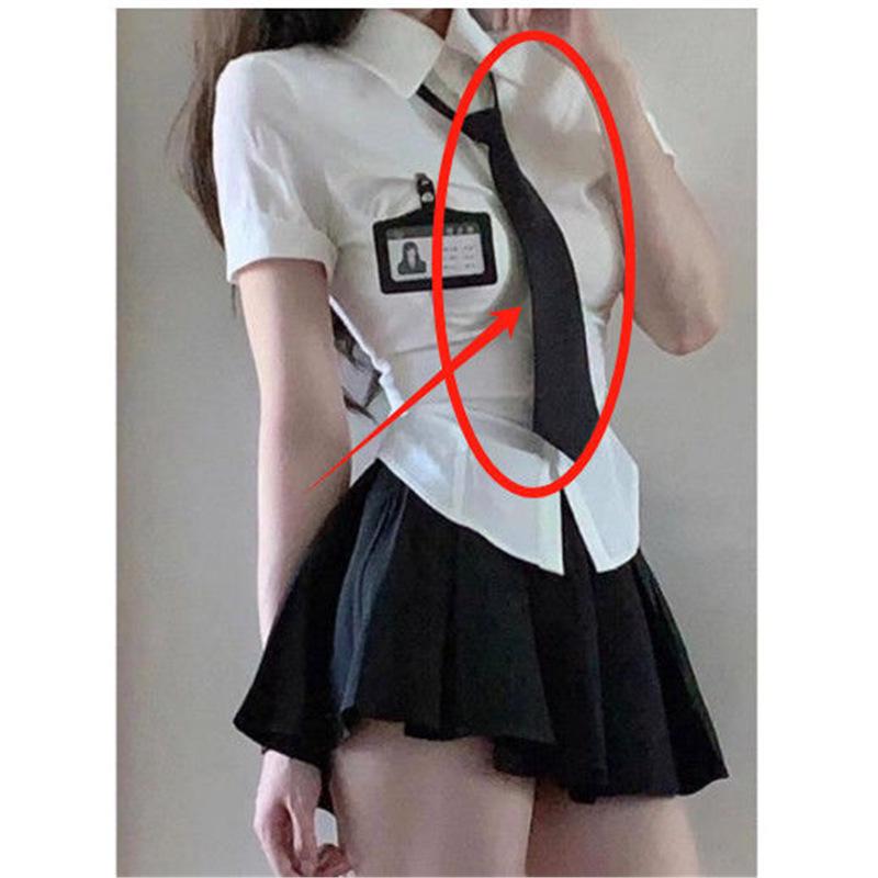 

Женская приталенная белая рубашка-куртка с коротким рукавом в корейском стиле - Коллекция Лето 2024 S