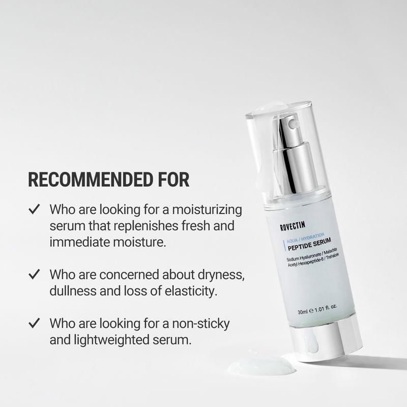 ROVECTIN *renewal* Aqua Peptide Serum 30ml