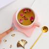Ceramic Temperature-Controlled Cup Warmer with Two-Level Timer for Milk and Coffee