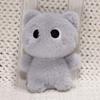 20Cm Soft Siamese Cat Stuffed Plush Toy Orange & Black Kitten Animal Doll Cute Birthday Gift For Kids