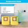 6 Packs Type D High Efficiency Filter Bags for 4 Gallon Wet/Dry Vacuums, Part #91964