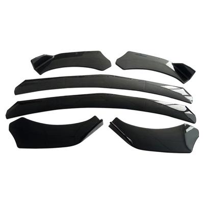 Kit de 5 protectores de parachoques delantero universales para coche, difusor de alerón, divisor de 5 etapas para la mayoría de los coches